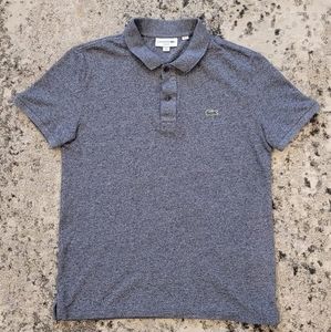 Mens Lacoste Polo Shirt Grey size M